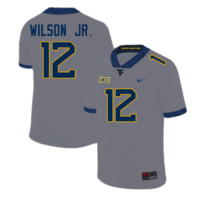 Anthony Wilson Jr. WVU Jersey,West Virginia Mountaineers #12 Anthony Wilson Jr. Jersey Youth-Grey